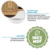 Cozinha Compacta Concord 8 Portas 2 Gavetas 100% Mdf Amêndoa/Branco - Rio Doce