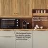 Cozinha Compacta Concord 8 Portas 2 Gavetas 100% Mdf Amêndoa/Off White - Rio Doce
