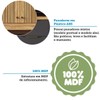 Cozinha Compacta Concord 8 Portas 2 Gavetas 100% Mdf Amêndoa/Chumbo - Rio Doce