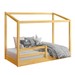 Mini-Cama Montessoriana Matteo Madeira Maciça Imbuia - Pnr Móveis