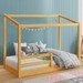 Mini-Cama Montessoriana Matteo Madeira Maciça Imbuia - Pnr Móveis
