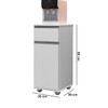 Armário de Cozinha Aritreia 1 Porta 1 Gaveta Branco - Pnr Móveis