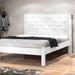 Cama de Casal Uganda Branco - Pnr Móveis