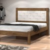 Cama de Casal Uganda Flex Jequitibá/Off White - Pnr Móveis