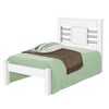 Cama de Solteiro Argélia Branco - Pnr Móveis
