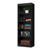 Estante para Livros Lunelli 4 Prateleiras Preto - Pnr Móveis