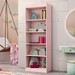 Estante para Livros Lunelli 4 Prateleiras Rose - Pnr Móveis