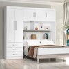 Guarda-Roupa Casal Modulado Estocolmo 5 Portas 3 Gavetas Branco - Pnr Móveis