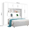 Guarda-Roupa Casal Modulado Estocolmo 6 Portas 3 Gavetas Branco - Pnr Móveis
