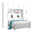 Guarda-Roupa Casal Modulado Estocolmo 6 Portas 3 Gavetas Branco - Pnr Móveis