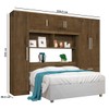 Guarda-Roupa Casal Modulado Estocolmo 6 Portas 3 Gavetas Jequitibá - Pnr Móveis