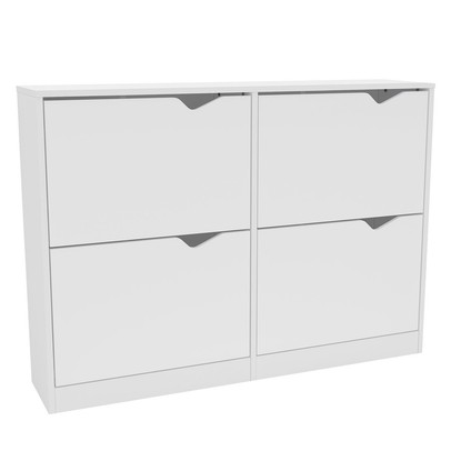 Sapateira Porto 4 Portas Branco - Politorno