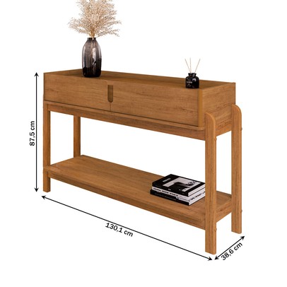 Aparador Manchester 2 Gavetas Cedro - Pnr Móveis