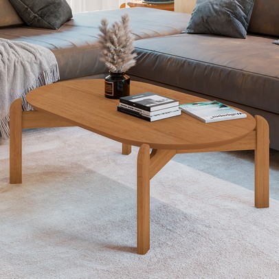 Mesa de Centro Manchester Oblonga Cedro - Pnr Móveis