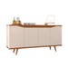 Balcão Buffet Malásia 4 Portas Off White/Cedro 050.454 - Pnr Móveis