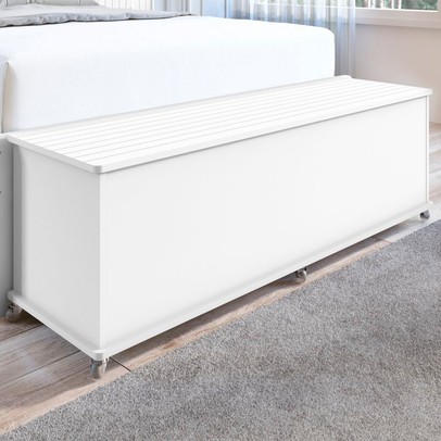 Baú Zinder 1 Porta Branco - Pnr Móveis