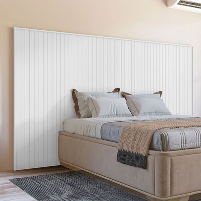 Cabeceira King Maryland Branco - Pnr Móveis