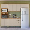 Cozinha Completa Selene 10 Portas 2 Gavetas 100% Mdf 810016102 Jequitibá/Off White - Linea Brasil