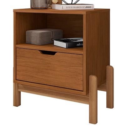 Mesa de Cabeceira Pomerode 1 Gaveta Cedro - Pnr Móveis