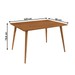 Mesa de Madeira Mallet 120 Cm Cedro - Pnr Móveis