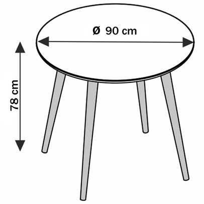 Mesa de Madeira Mallet com Tampo de Vidro Off White 050.377 - Pnr Móveis