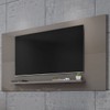 Painel para TV Até 60 Polegadas Vidigal 1 Prateleira Cinza Perola - Pnr Móveis