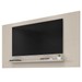 Painel para TV Até 60 Polegadas Vidigal 1 Prateleira Off White - Pnr Móveis