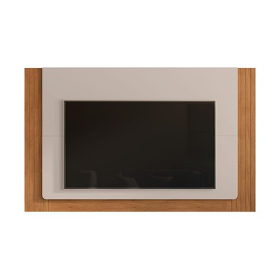 Painel para TV Até 60 Polegadas Freiburgo Off White/Cedro - Pnr Móveis