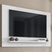 Painel para TV Até 60 Polegadas Mafra 1 Prateleira Branco - Pnr Móveis