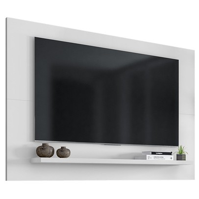 Painel para TV Até 60 Polegadas Mafra 1 Prateleira Branco - Pnr Móveis