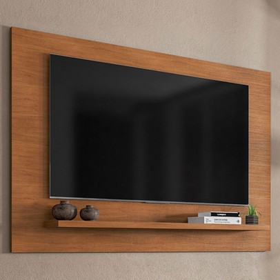 Painel para TV Até 60 Polegadas Mafra 1 Prateleira Cedro - Pnr Móveis