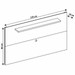 Painel para TV Até 60 Polegadas Mafra 1 Prateleira Off White - Pnr Móveis