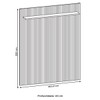 Painel para TV Até 60 Polegadas Sérvia 1 Prateleira Cedro 008174144 - Pnr Móveis