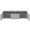 Rack para TV Até 60 Polegadas Madagascar 2 Portas 1 Gaveta Cedro/Off White - Pnr Móveis