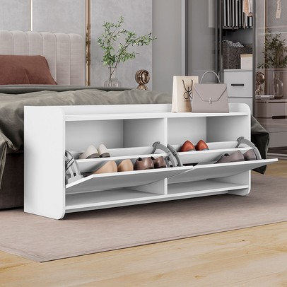 Sapateira Croácia 2 Portas Branco - Pnr Móveis