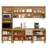 Cozinha Completa Selene 13 Portas 2 Gavetas 100% Mdf 810016083 Jequitibá/Off White - Linea Brasil