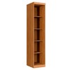 Guarda-Roupa Solteiro Facinium 1 Porta 4 Prateleiras Cinamomo - Pnr Móveis