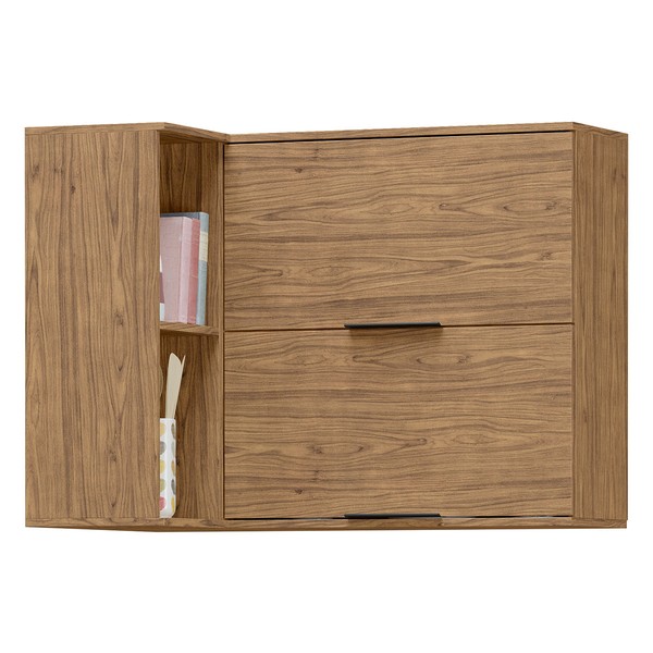 Armário Aéreo Cozinha Cloe 100% Mdf 2 Portas Freijó - Pnr Móveis