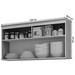 Armário Aéreo Cozinha Amélia 120 Cm 1 Porta Basculante com Vidro Marrocos/Off White - Pnr Móveis