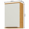 Armário Aéreo Cozinha Amélia 40 Cm 1 Porta 1 Prateleira Marrocos/Off White - Pnr Móveis