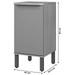 Armário de Cozinha Amélia 40 Cm 1 Porta 1 Prateleira Marrocos/Off White - Pnr Móveis