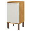 Armário de Cozinha Amélia 40 Cm 1 Porta 1 Prateleira Marrocos/Off White - Pnr Móveis