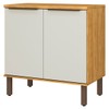 Armário de Cozinha Amélia 80 Cm 2 Portas 1 Prateleira Marrocos/Off White - Pnr Móveis