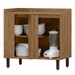 Balcão de Cozinha Cloe 100% Mdf 1 Porta Freijó/Nero - Pnr Móveis