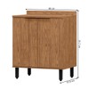 Balcão de Cozinha Cloe 2 Portas 100% Mdf Freijó Bto02 - Pnr Móveis