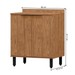 Balcão de Cozinha Cloe 2 Portas 100% Mdf Freijó Bto02 - Pnr Móveis