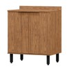 Balcão de Cozinha Cloe 2 Portas 100% Mdf Freijó Bto02 - Pnr Móveis