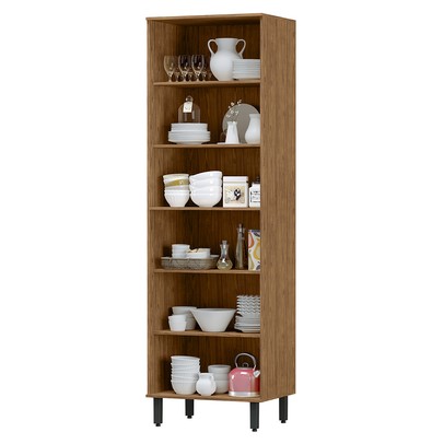 Cristaleira Cloe 2 Portas com Vidro 100% Mdf Freijó - Pnr Móveis