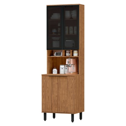 Paneleiro Cloe 100% Mdf 4 Portas Freijó - Pnr Móveis