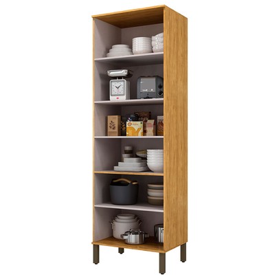 Paneleiros Amélia 4 Portas 5 Prateleiras Marrocos/Off White - Pnr Móveis